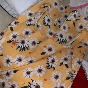 Zara fitted daisy dress